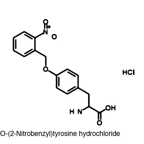 Orthonitrobenzyl tyrosine structure.jpg